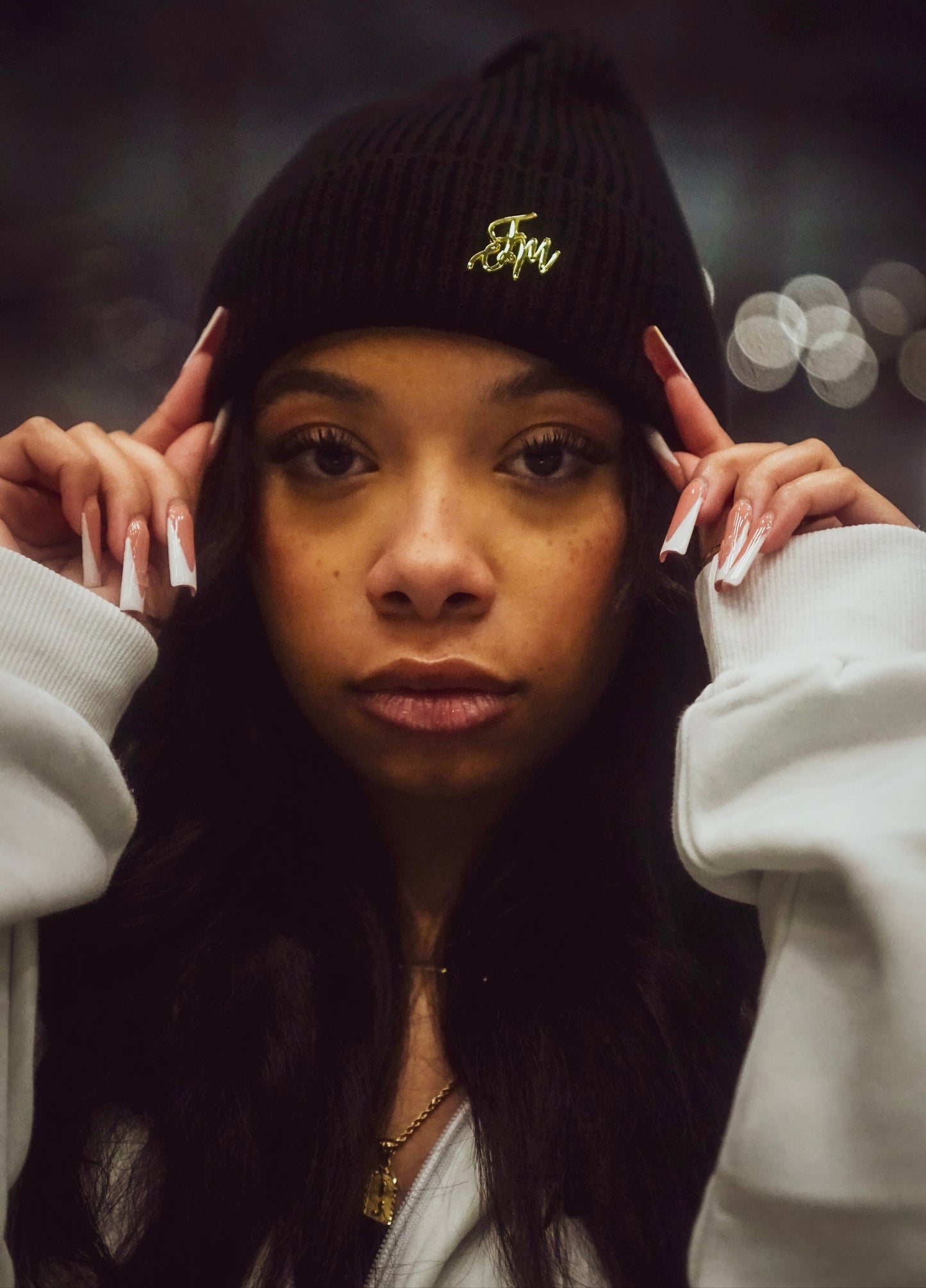 FM LUXE BEANIE (GOLD)