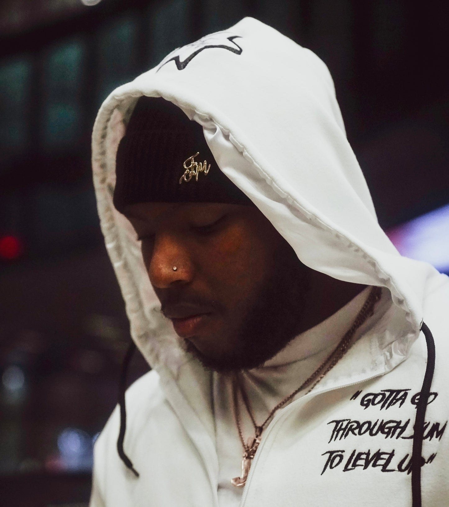 FM LUXE BEANIE (GOLD)